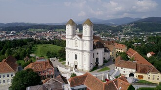 Basilica Weizberg_Bird's Eye View_Eastern Styria | ©  Werner Steinkellner