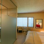 Photo of Double room, shower, toilet, balcony | © Wurzenberg Panoramalodges | Lippnegg